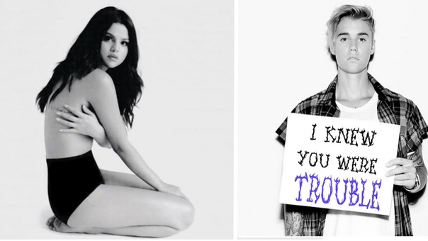I knew you were trouble Justin Bieber ft Selena Gomez (fan made short