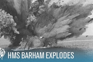 HMS Barham Explodes & Sinks: World War II (1941) | British Pathé