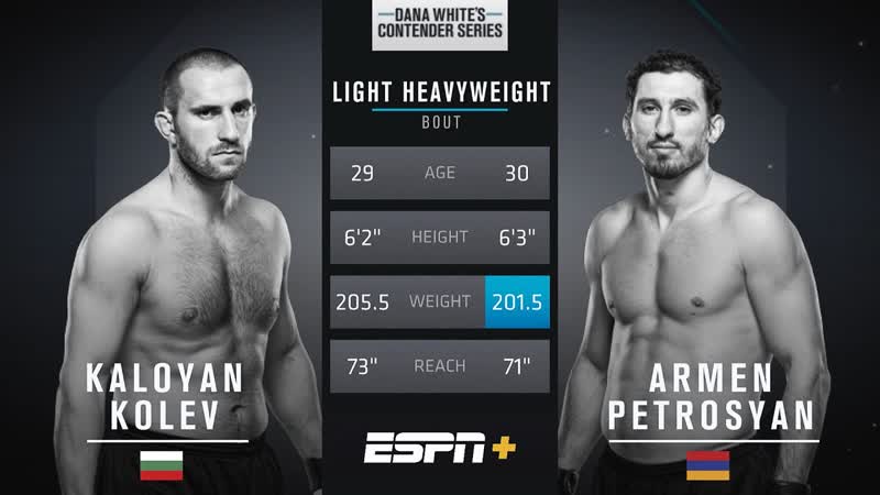 FREE FIGHT, Petrosyan Proves the Contender Series is All About Finishes, DWCS Season