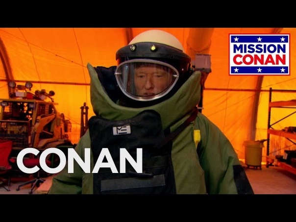 Conan Joins The Explosive Ordnance Disposal Division, CONAN on