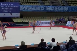Команда “СШОР 42“,Чемпионат Москвы по художественной гимнастике.Групповые,март 2015
