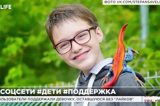 Пользователи поддержали девочку, оставшуюся без лайков