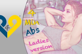 Ab workout for women - 4 Mins Abs Workouts
