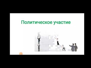 Политическое участие 9 класс
