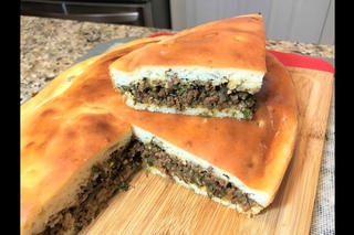 ЗАЛИВНОЙ ПИРОГ С МЯСОМ.  Не Просто Вкусно!   Pie With Meat.