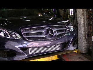 Мерседес Е-Класс W212 . Кузовной ремонт .
