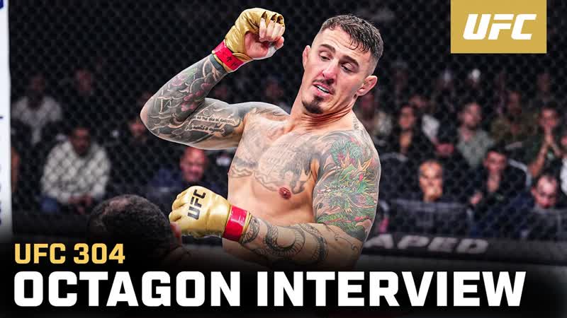 Tom Aspinall Octagon Interview, UFC
