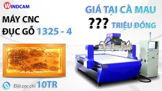 Báo giá máy đục gỗ CNC 4 đầu giá rẻ về Cà Mau