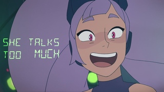 she talks too much! 🙊 catra/entrapta