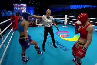 Anna Poskrebysheva (RUS) v Monika Chochlikova (SVK) IWGA 2017