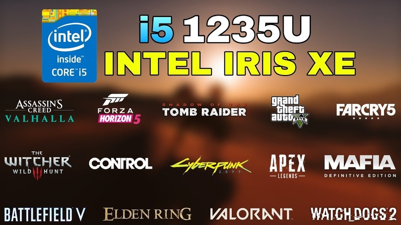 i5 1235 U, Intel Iris Xe Graphics, Test in 14 Games in 2022, HP Pavilion