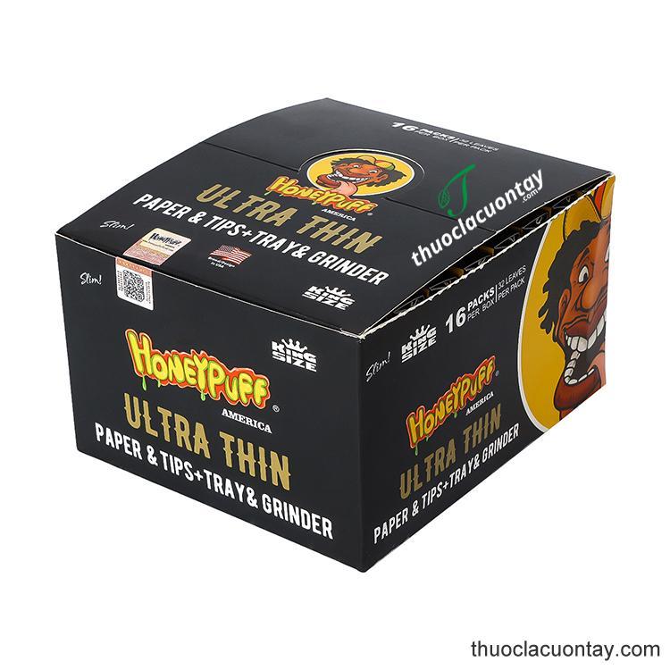 Giấy cuộn thuốc lá HoneyPuff Ultra Thin King Size Slim 4 in 1