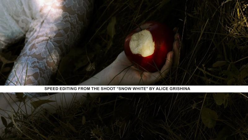 speed editing from the shoot called snow white by alice