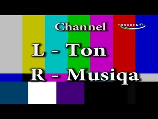 Технические тесты и сбои во время профилактики на канале Toshkent (Узбекистан).
