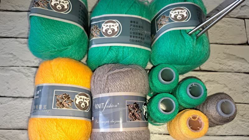 Неделя стартов Зимняя сказка День 5. Бактус по мк Olga Yaperova knit .
